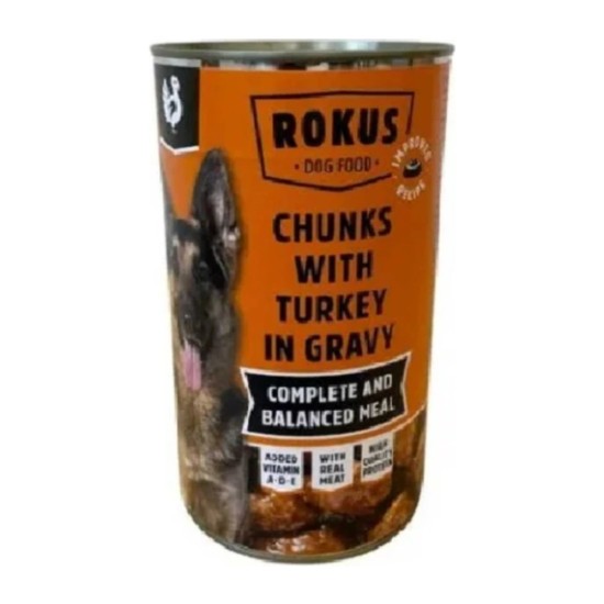 Rokus Κονσέρβα Σκύλου με Γαλοπούλα 1240gr