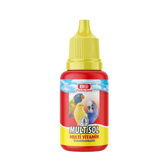 Bio PetActive Multisol Multivitamin for Birds 30ml