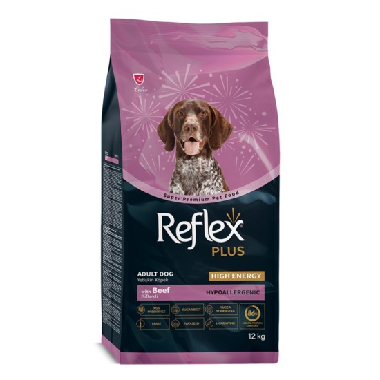 Reflex Plus Adult Medium & Large Beef High Energy 12kg