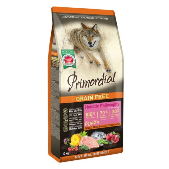 Primordial Dog Puppy Chicken & Sea Fish 12kg