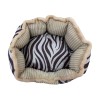 Pet Camelot Κρεβάτι Ζέβρα με Μαξιλάρι 2 Όψεων 60*50*19cm