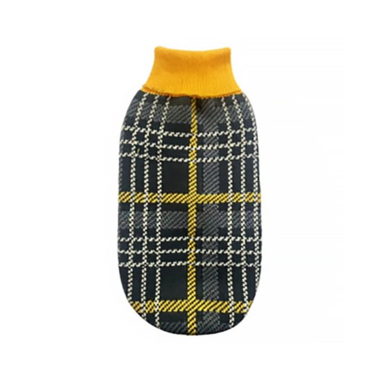 Pet Camelot Ρούχο Σκύλου Πλεκτό Yellow Plaid Colour 40cm 3645-40