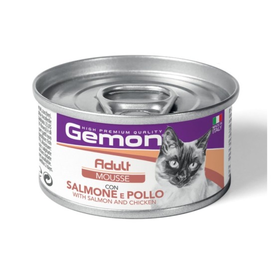 Gemon Cat Mousse Adult Salmon & Chicken 85gr