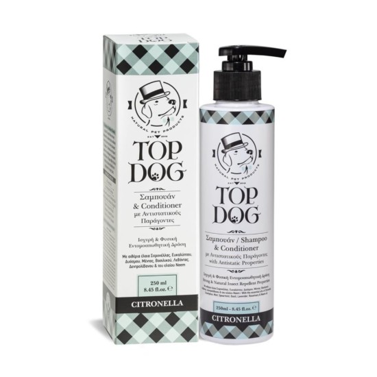 Top Dog Shampoo & Conditioner Citronella 250ml