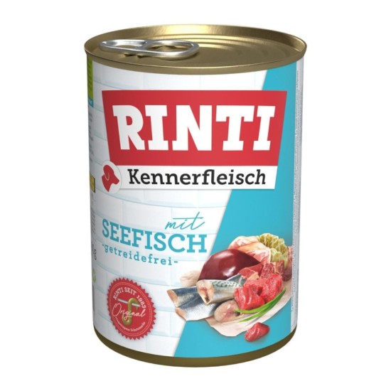 Rinti Kennerfleisch Κονσέρβα Σκύλου Sea Fish 400gr