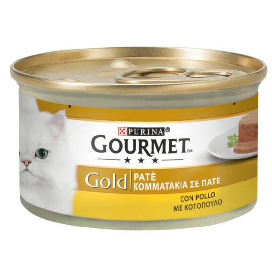 Purina Gourmet Gold Κοτόπουλο Πατέ 85gr