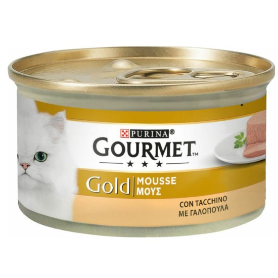 Purina Gourmet Gold Γαλοπούλα Mousse 85gr