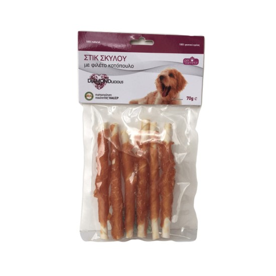 Pet Camelot Diamondlicius Λιχουδιά Sticks Κοτόπουλο 70gr 1475