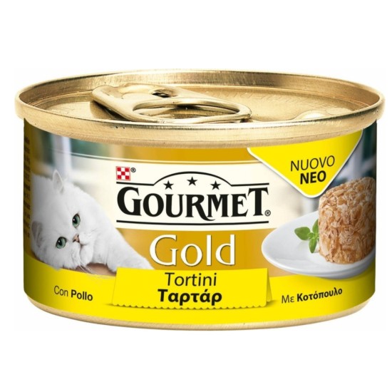 Purina Gourmet Gold Κοτόπουλο Ταρτάρ 85gr