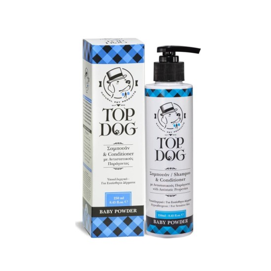 Top Dog Shampoo & Conditioner Baby Powder 250ml