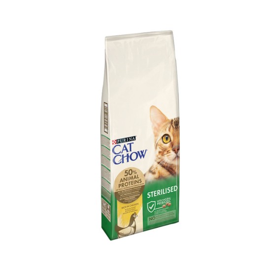 Purina Cat Chow Sterilised με Κοτόπουλο 15kg