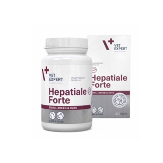 Vet Expert Hepatiale Forte small breed & cats 40 κάψουλες twist off