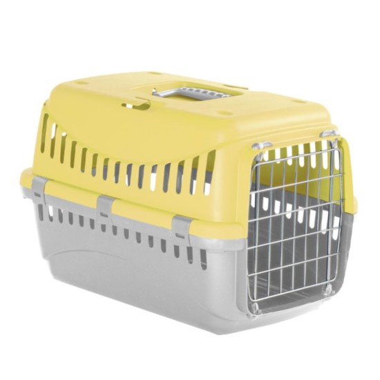 Pet Camelot Carrier Κλουβί Μεταφοράς 6824-40 Κίτρινο 46x31x32cm