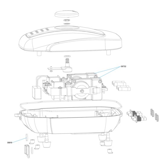 Sera Air 550 R Plus Αεραντλία Ενυδρείων με 4 εξόδους
