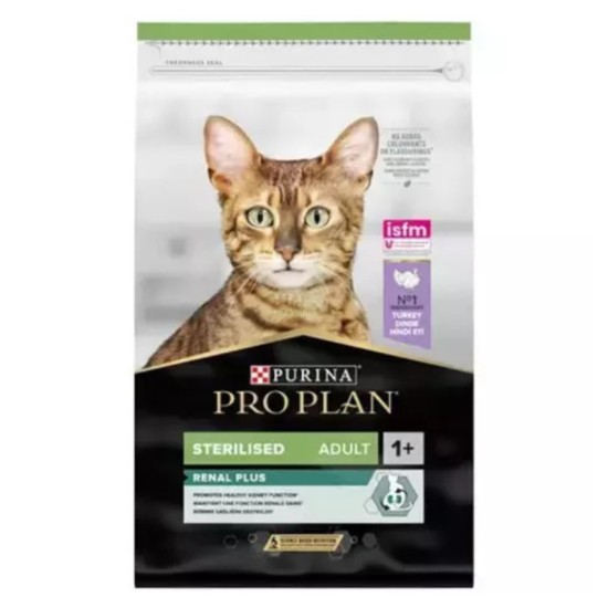 Purina Pro Plan Sterilised Adult Renal Plus με Γαλοπούλα 3kg