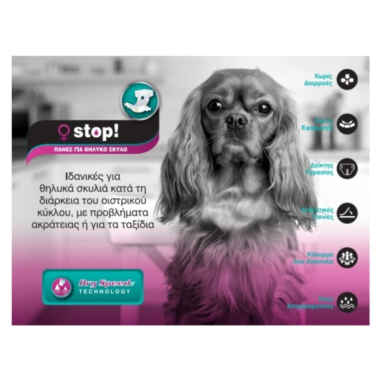 Pet Camelot Diaper Small Πάνες για Θηλυκό Σκύλο 450*320mm (18τεμ) 96314