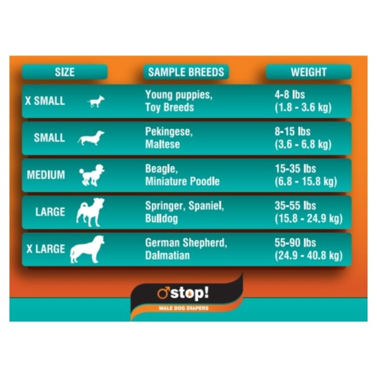 Pet Camelot Wraps Large Πάνες για Αρσενικό Σκύλο 815*205mm (8τεμ) 96322