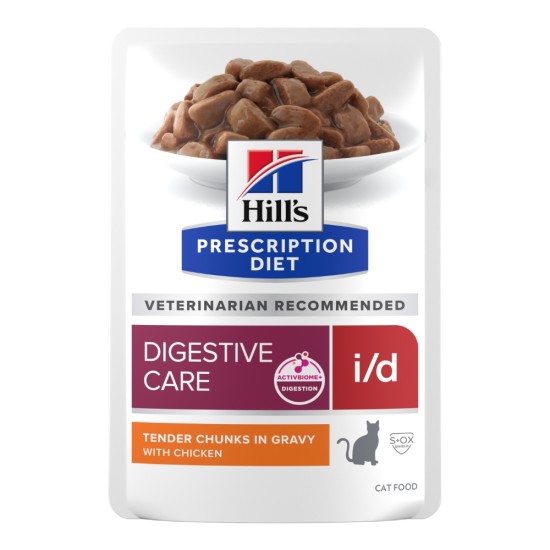 Hills Prescription Diet i/d με Κοτόπουλο Φακελάκι Γάτας 85gr