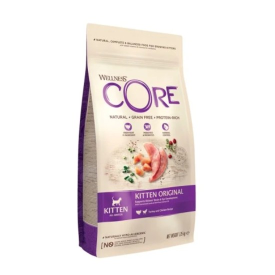 Wellness Core Cat Kitten Original 1.75kg + 300gr Δώρο