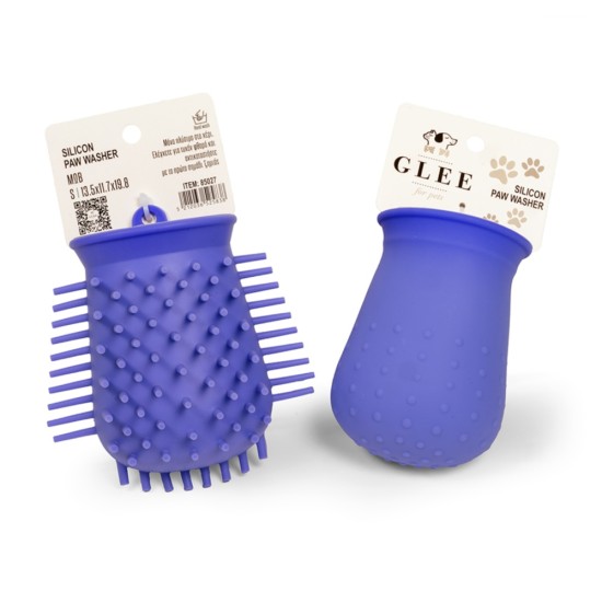 Glee Silicon Paw Washer Medium Μωβ 85028