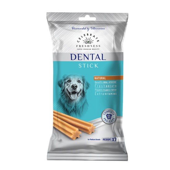 Celebrate Freshness Dental Multipack Sticks Natural Medium 180gr 7pcs