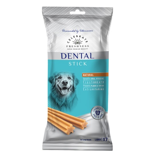 Celebrate Freshness Dental Multipack Sticks Natural Large 270gr 7pcs