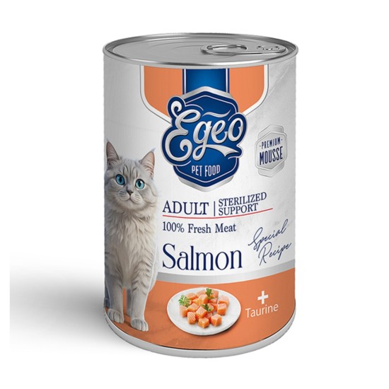Egeo Adult Cat Σολομός σε μους 375gr