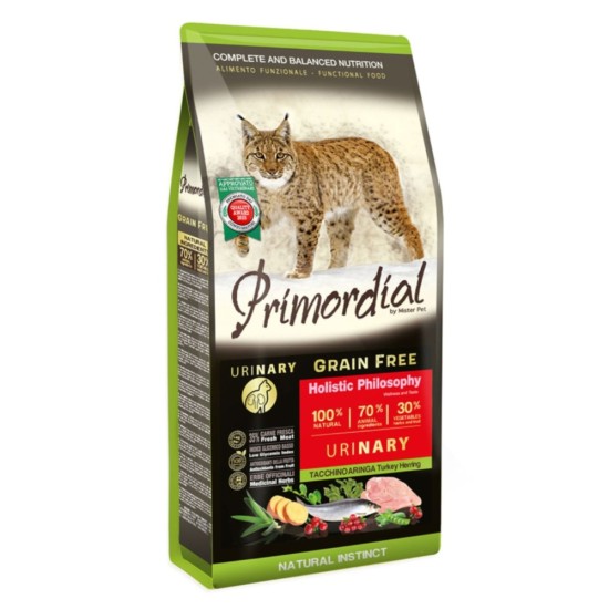 Primordial Cat Grain Free Urinary Turkey Herring 6kg