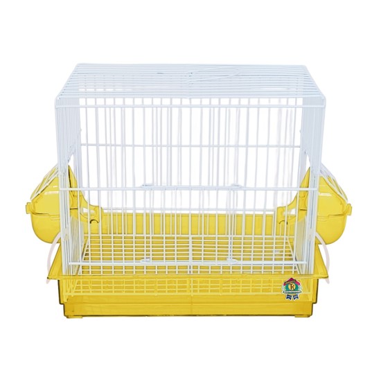 Κλουβοτεχνική Τετράγωνο Μίνι Κλουβί 29*19*24cm Κίτρινο