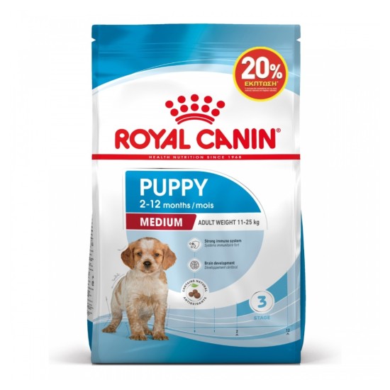 Royal Canin Medium Puppy 3kg (-20%)