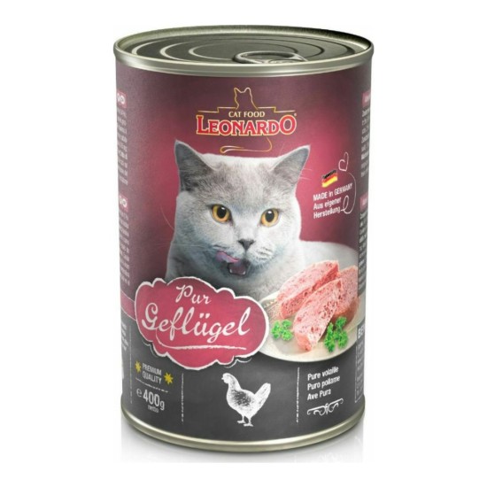 Leonardo Κονσέρβα Cat Adult Poultry 400gr