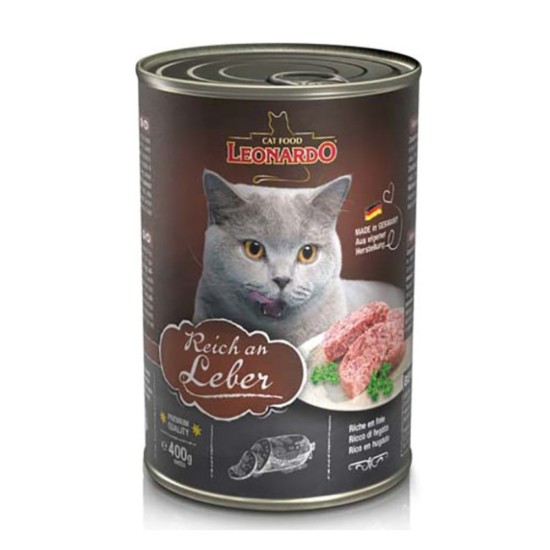 Leonardo Κονσέρβα Cat Adult Liver 400gr
