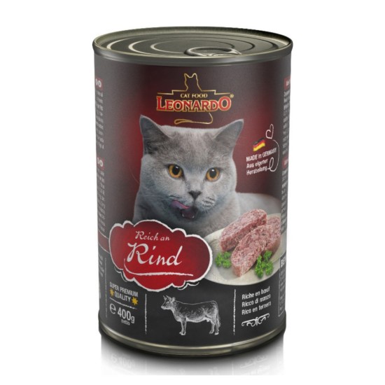 Leonardo Κονσέρβα Cat Adult Beef 400gr