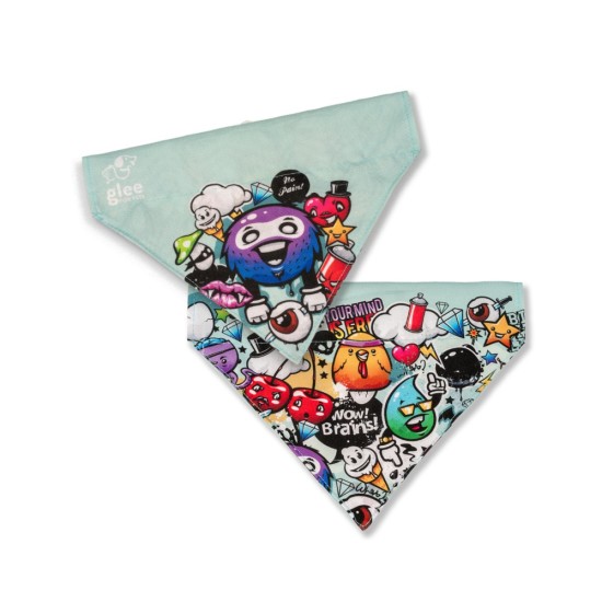 Glee Platinum Μπαντάνα Ghost City XSmall/Small 15.5x13x3.5cm GL051