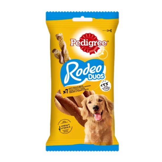 Pedigree Rodeo Duos Bacon Τυρί 7τεμ 123gr