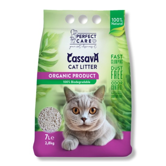Perfect Care Cat Litter Cassava 7L 2.8kg 90574