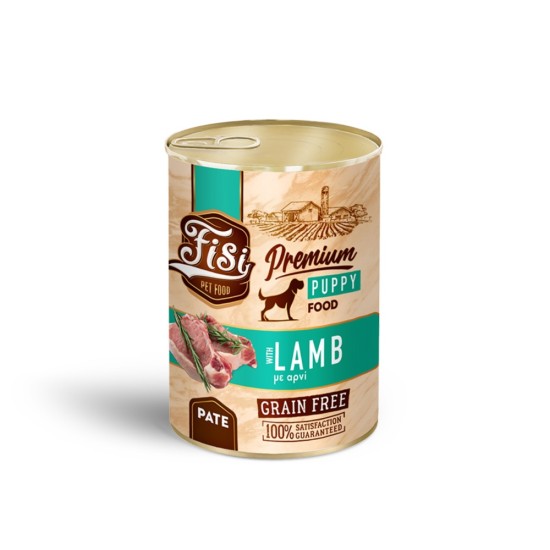 Fisi Dog Puppy Αρνί Πατέ 400gr