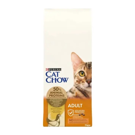 Purina Cat Chow Adult Κοτόπουλο & Γαλοπούλα 15kg