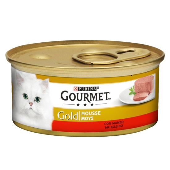 Purina Gourmet Gold Mousse Βοδινό 85gr