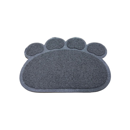 Pet Camelot Εξωτερικό Χαλάκι pvc Για Λεκάνη Γάτας Γκρι 40*30cm 2099