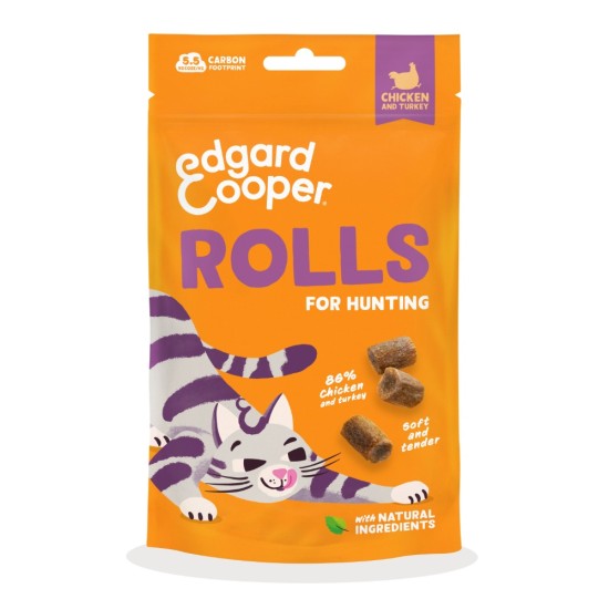 Edgard Cooper Cat Rolls Chicken Turkey 45gr