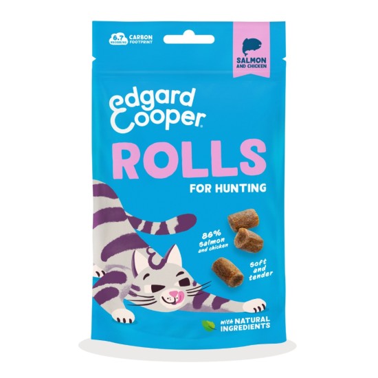 Edgard Cooper Cat Rolls Salmon Chicken 45gr