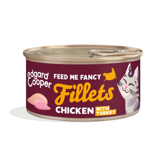 Edgard Cooper Cat Chicken Turkey Fillets 70gr
