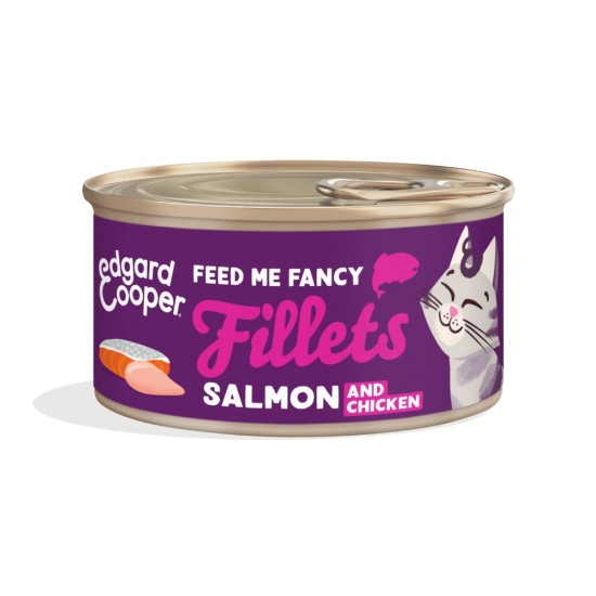 Edgard Cooper Cat Salmon Chicken Fillets 70gr
