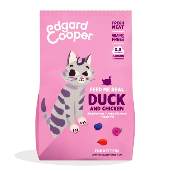 Edgard Cooper Cat Kitten Duck Chicken 2kg