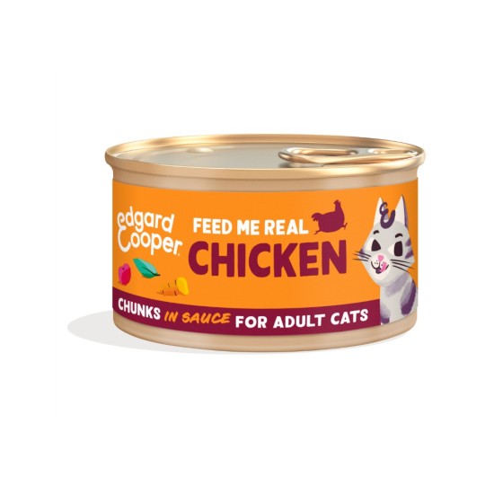 Edgard Cooper Cat Adult Chicken Chunks 85gr