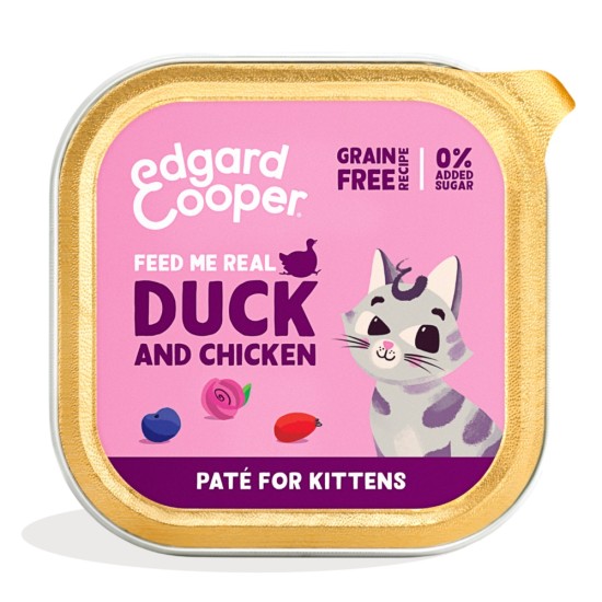 Edgard Cooper Cat Kitten Duck Chicken Pate 85gr