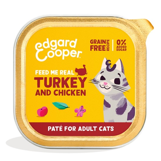 Edgard Cooper Cat Adult Turkey Chicken Pate 85gr