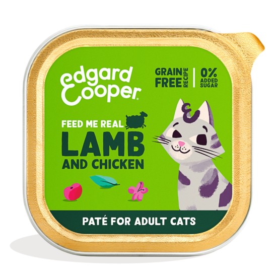 Edgard Cooper Cat Adult Lamb Chicken Pate 85gr