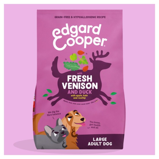 Edgard Cooper Dog Adult Large Fresh Venison Duck 12kg